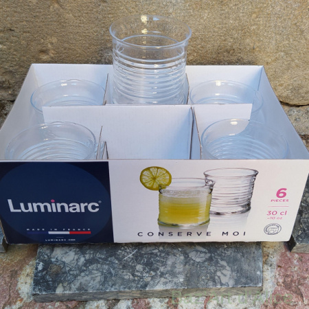 6 gobelets Conserve Luminarc 30cl